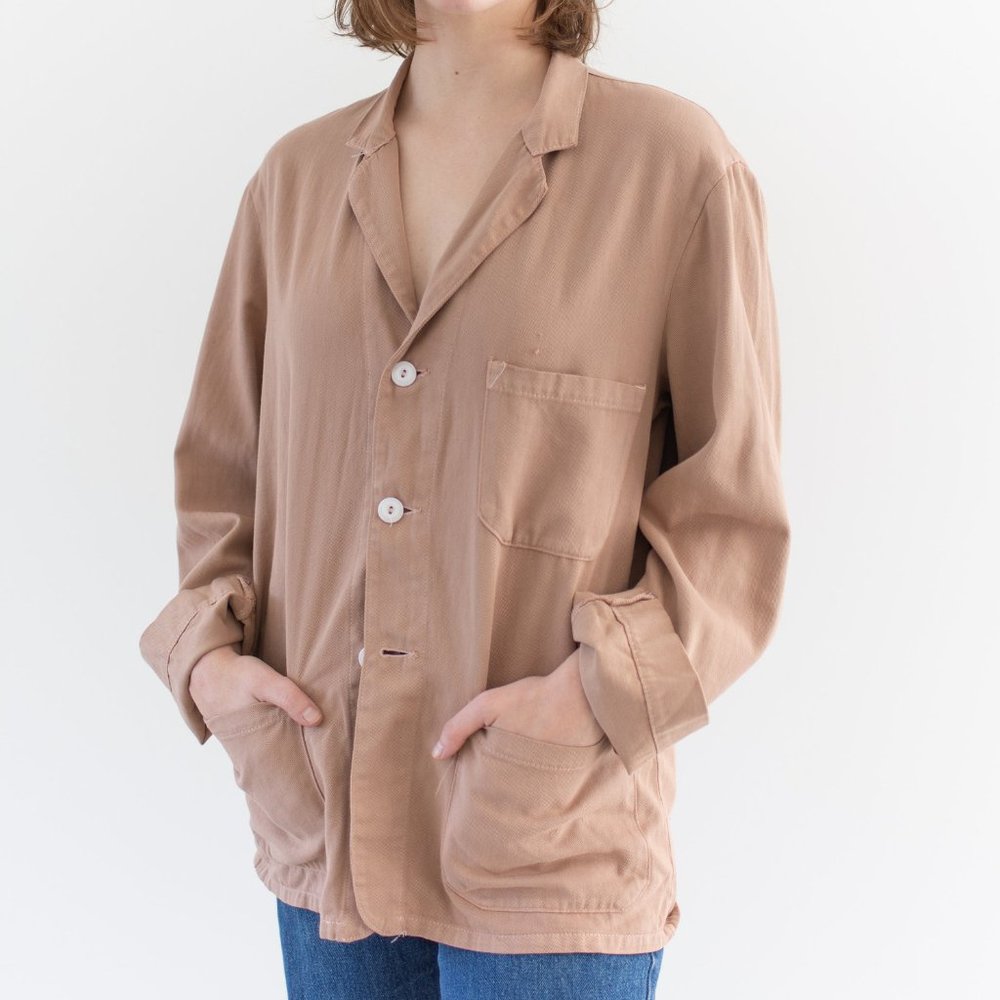 RAWSON Vintage Overdye Chore Jacket Cotton French Workwear